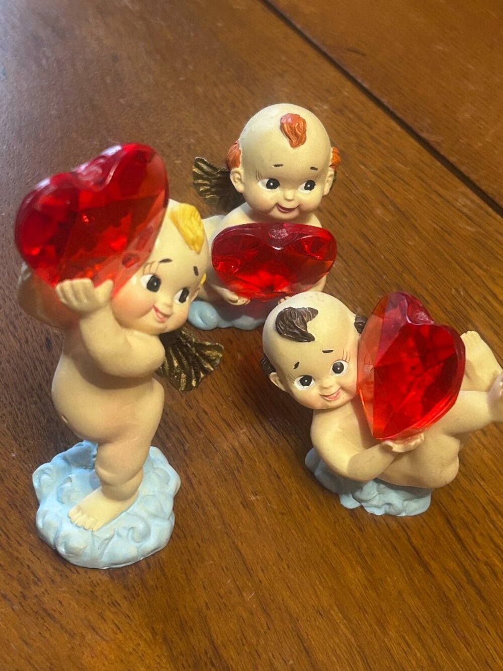 Reproduction kewpie cherubs set of 3